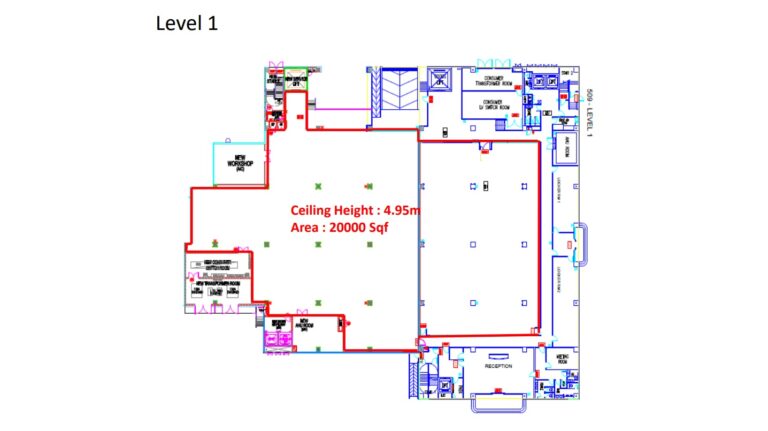 509 Yishun Industrial Park A Level 1 Floor Plan